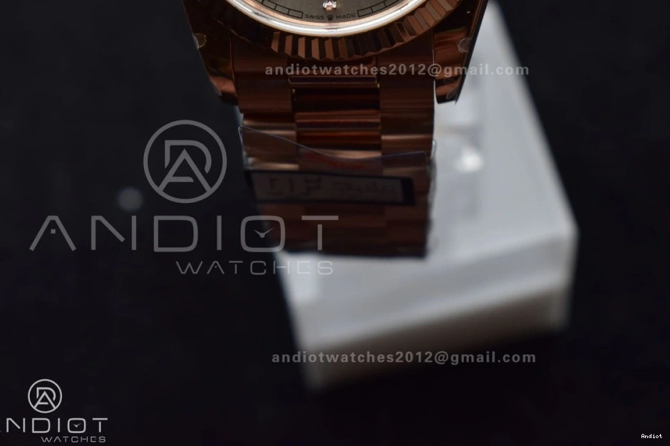 vr3255 904L Edition Silver Steel Weight) Best Bracelet (Gain Dial 36 with on RG President QF DayDate Diamond Stick V5 0219